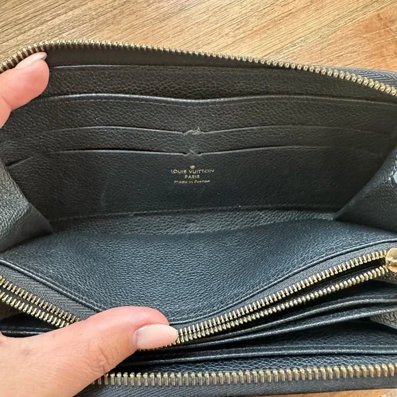Louis Vuitton Black Monogram Zip Wallet - Picture 6 of 9
